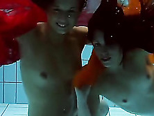 Young Naked Teen Lesbian Underwater