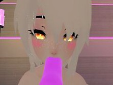Hot Virtual Angel Has Fun With Her New Toys (Loud Moaning And Pov) In Vrchat