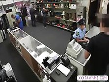 Sexy Latina Female Security Officer Gets Pursuaded To Pawn Her Body