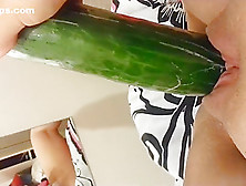 I Have An Awesome Pussy,  Which Is Why I Made One Hot Amateur Masterbating Video.  I'm Drilling My Fanni With A Cucumber In It.