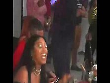 Rapper Trina "out" At Night Club Fort Lauderdale With Sexy Young Stripper
