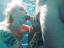 Horny Guy Licks Wet Pussy Of Arteya And Fucks Her In The Pool