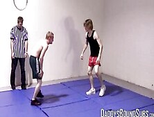 Slender Young Gays Have Long And Hardcore Wrestling Session