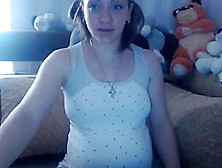 Anastasia Pregnant Russian Ctue Skype Show Webcam