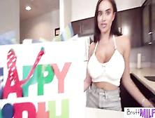 Victoria June Gets Sex Toy And Birthday Sex For Stepson