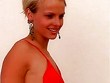 Zuzana Cernotova - Red Dress