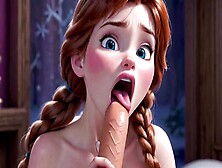 Anna Craves Prick As She Shows Off Her Nude Body - Frozen Porn Parody