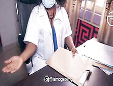 Youthful Nasty Female Medical Doctor Bang Student Right In Her Office