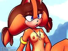 Sticks The Badger Masturbation - Sonic Porn