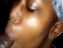 Ebony Teen Wraps Lips Around A Hard Cock For Cumshot