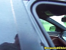 Euro Hitchhiker Sucking Dick For Free Ride
