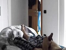My Teenie Step-Daughter Spies Me Masturbating On Bed