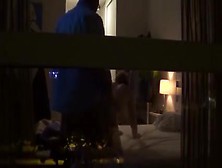 Hotel Voyeur Having Sex In Window