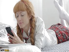 Mellow Ginger Russian Lisa Luv In Amazing Group Sex Performance