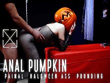 Butt Sex Pumpkin Fuck - Haloween Licks But In A Good Way - Painfull Cunt To Bum Fuck - Close Up Cream