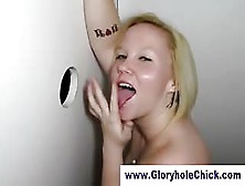 Gloryhole Slut Facialized After Fucking
