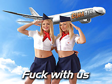 Cumlouders Stewardessen