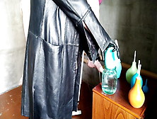 Mistress Washes Slave's Ass With 2 Different Enema Bulbs