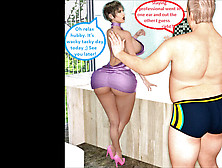 3 Dimensional Comic: Cuckold Wife Gets Dirty With Her Manager On Wacky Ta