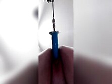 Tight Vagina Getting Screwed By Fucking Machine