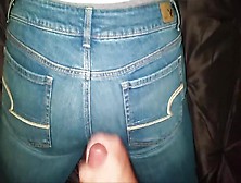 Cumshot On American Eagle Jeans
