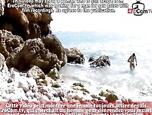 French Blonde Milf Gotten Anal 3 Way Mmf Double Penetration At The Beach