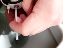 Trying To Pee In Homemade Chastity Nnn Day 3