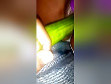 Food Sex:fucked Her With A Cucumber