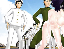 Mmd Girl Plumbed By Navy Boys