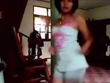 Asian Immature Dance At Home
