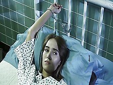 Restrained Girl In Prison Psych Ward