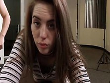 She Gets Fucked Against A Desk For Her First Porn Casting