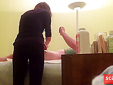 Hidden Cam At Wax Salon Girl Rubs Hard Dick Of Customer