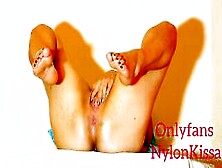 Oiled Vulgar Cunt And Cutie Soles,  Fucked Red Sex Toy