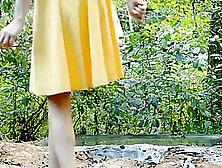 Star Yellow Dress