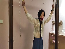 Two Chinese Girl Bondage N Vibrated