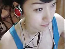 Hott Asian Girlfriend Strips And Teases On Webcam