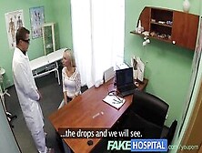 Fakehospital Blond Womans Headache Cured By Jock And Her Squirting Pulsing Moist Twat