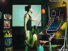 Stunning Hispanic Mom Jolla Gets Fuck While Shooting Hoops At