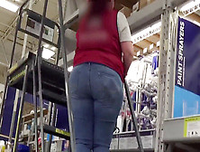 Big Ass And Thighs Bbw Red-Haired Pawg On Hands And Knees