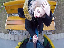 Cute Teen Swallows Cum For Cash - Public Blowjob In The Park By Eva Elfie