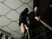 Extreme Public Sex - Skinhead Fucked Me Bareback With A Fat Dick In The Entrance