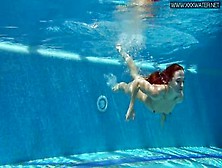 Ginger Beauty Nicole Pearl Teasing Underwater