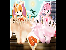 Sonic The Hedgehog And Foot Fetish Party