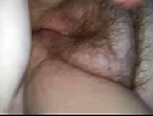 Wife Having An Orgasm As I Thumb Her Plump Hairy Pussy