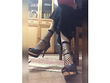 Iranian Mistress Teaches Wearing A Hijab (Fishnet Socks)