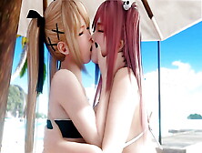 The Cutest Doa Girls Making Out