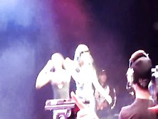 Minaj Ass At Gig In Spandex