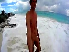 Str8 Men Jerk Off In Cuba Beach Playa