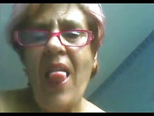 Hungarian Granny In A Webcam